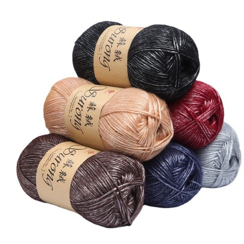 Rotolo 100g seta cotone filato